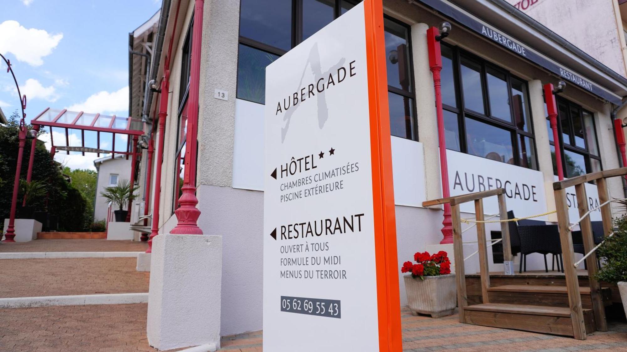 Hotel Aubergade Barbotan-les-Thermes Exterior foto