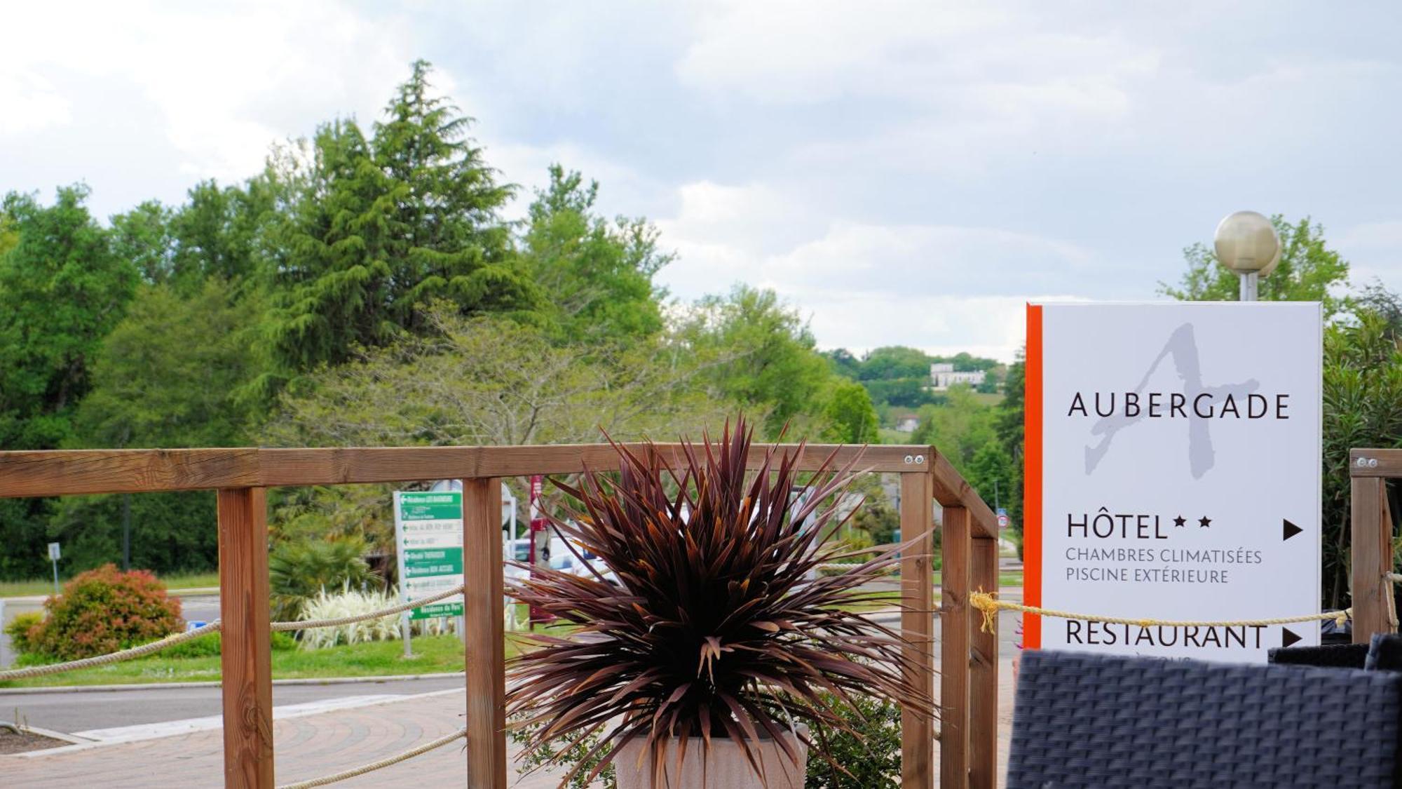 Hotel Aubergade Barbotan-les-Thermes Exterior foto